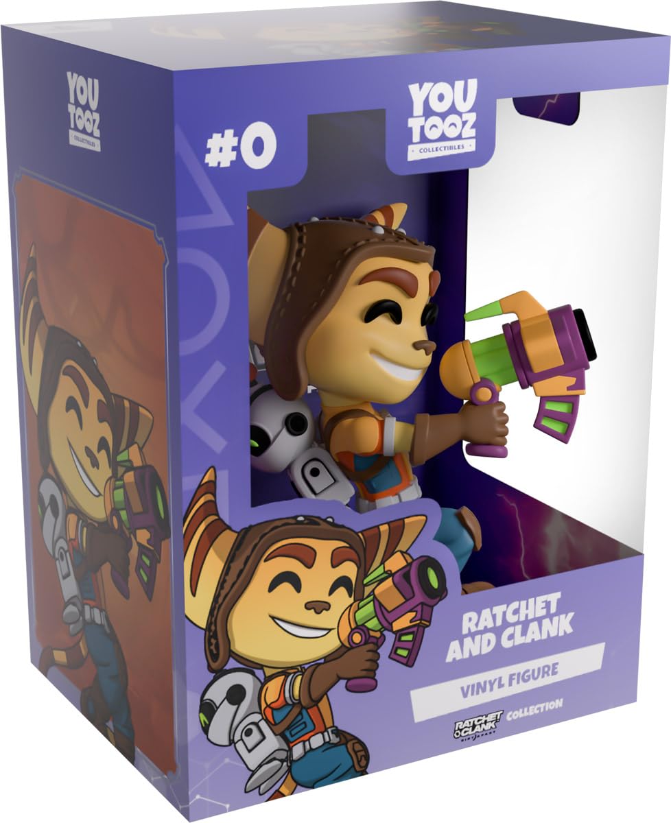 ラチェクラ ラチェット＆クランク Ratchet & Clank フィギュア Amazon.co.jp: Youtooz ラチェット&クランク デュオ 4.7インチ